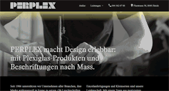 Desktop Screenshot of perplex.ch